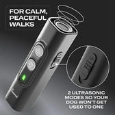 ABQP Ultrasonic Dog Repeller & Anti - Barking Device with USB Rechargeable - TRICK & TAILS