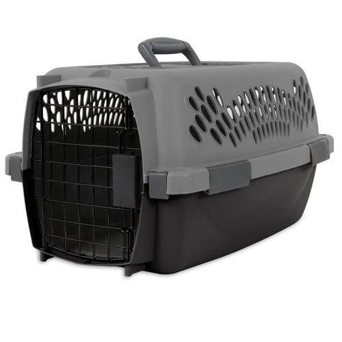 Aspen Porter Traditional Dog Kennel Hard - Sided Light Gray 1ea/19 in - TRICK & TAILS