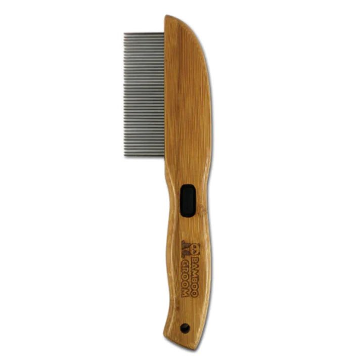 Bamboo Groom Rotating Pin Comb - TRICK & TAILS