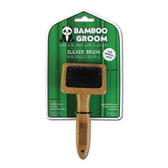 Bamboo Groom Slicker Brush Small - TRICK & TAILS