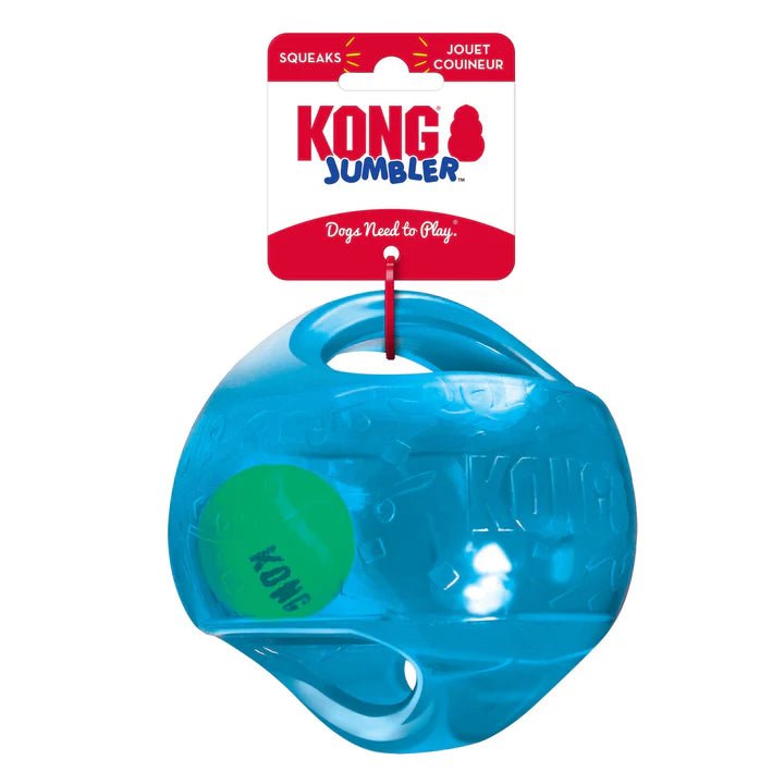 KONG Jumbler Dog Toy Ball Assorted 1ea/MD/LG - TRICK & TAILS