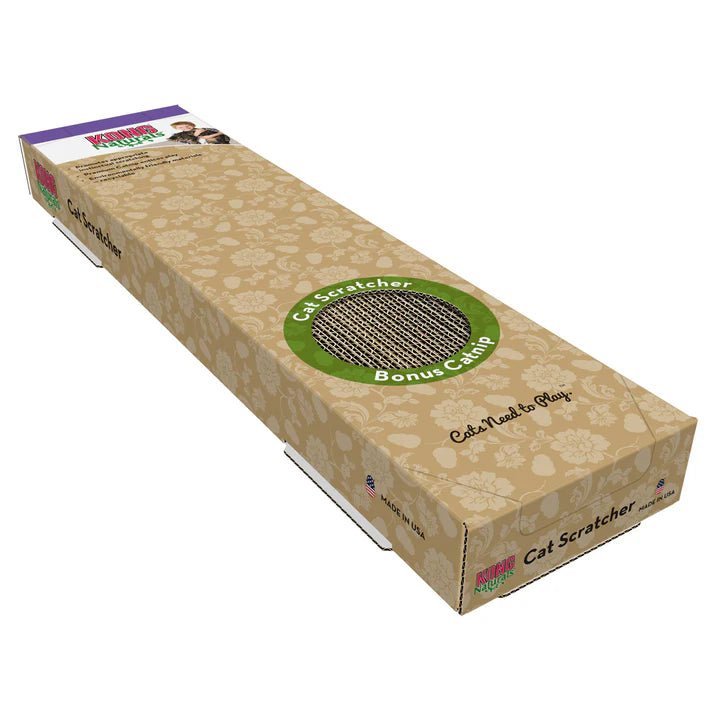 KONG Single Cat Scratcher Brown 1ea/One Size - TRICK & TAILS