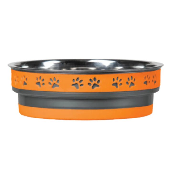 Loving Pets Corsa Pet Bowl Inferno Orange, 1ea/MD - TRICK & TAILS