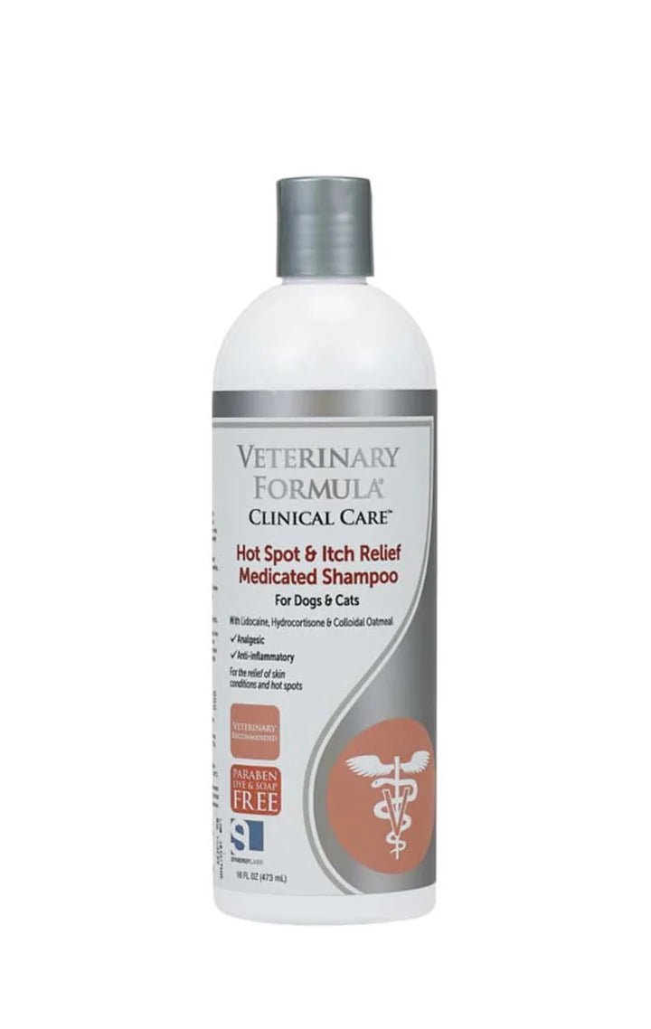 Synergy Labs Veterinary Formula Clinical Care Hot Spot shampoo 1ea/16 fl oz - TRICK & TAILS