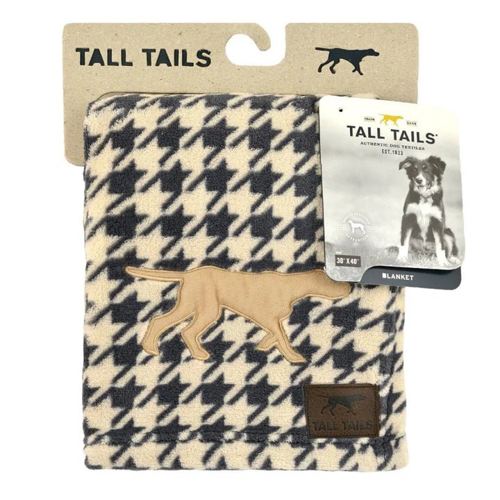 Tall Tails Dog Blanket Houndstooth 30X40 - TRICK & TAILS