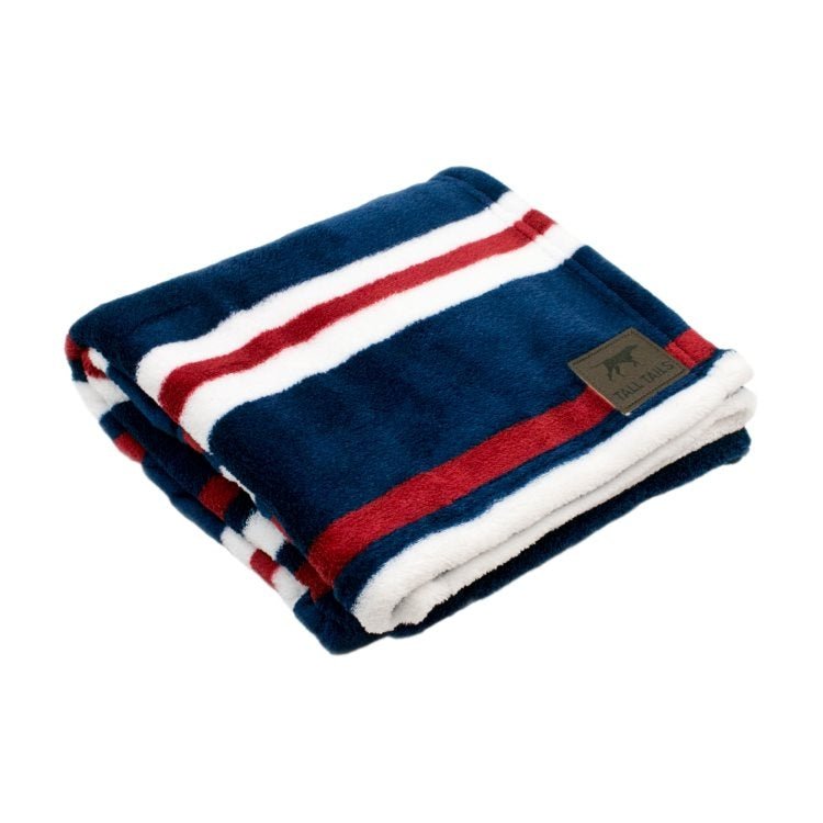 Tall Tails Dog Blanket Nautical Stripe 30X40 - TRICK & TAILS