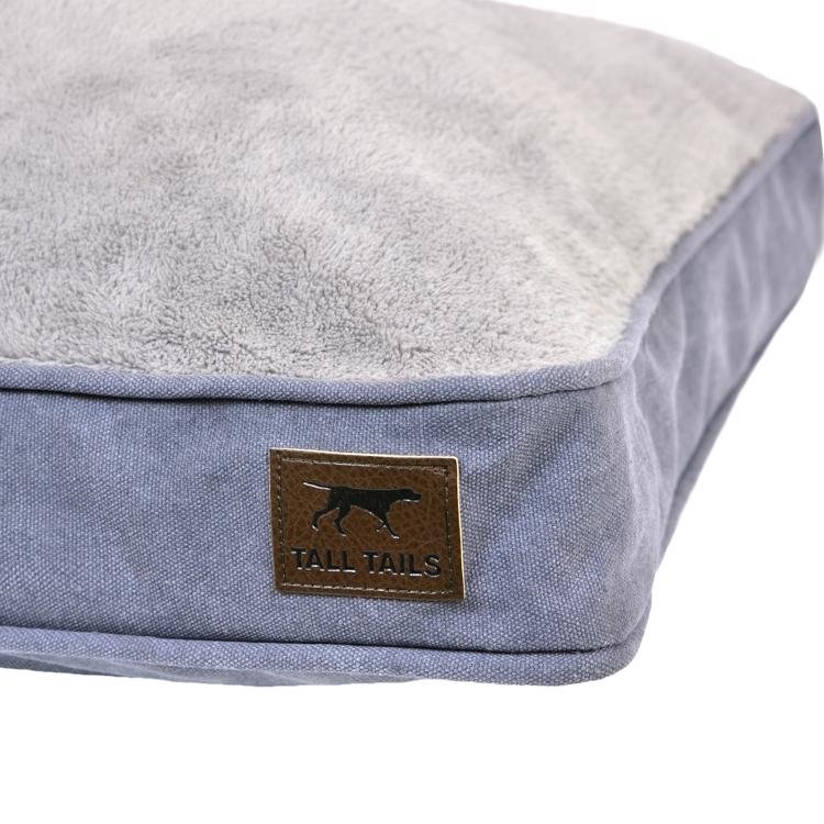 Tall Tails Dog Cushion Bed Khaki - TRICK & TAILS