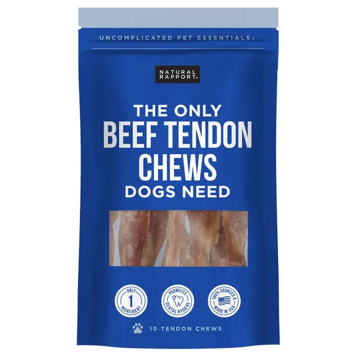 The Only Beef Tendon Chews Dogs Need - TRICK & TAILS