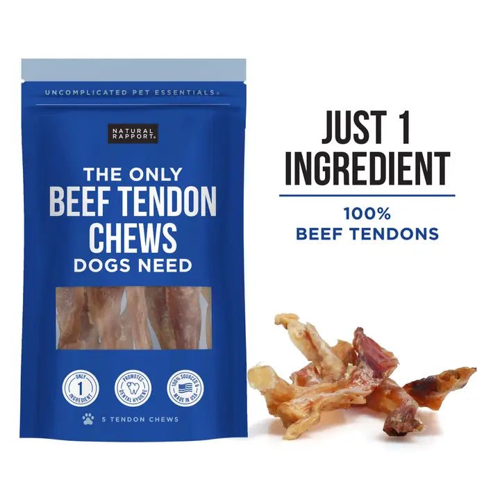 The Only Beef Tendon Chews Dogs Need - TRICK & TAILS