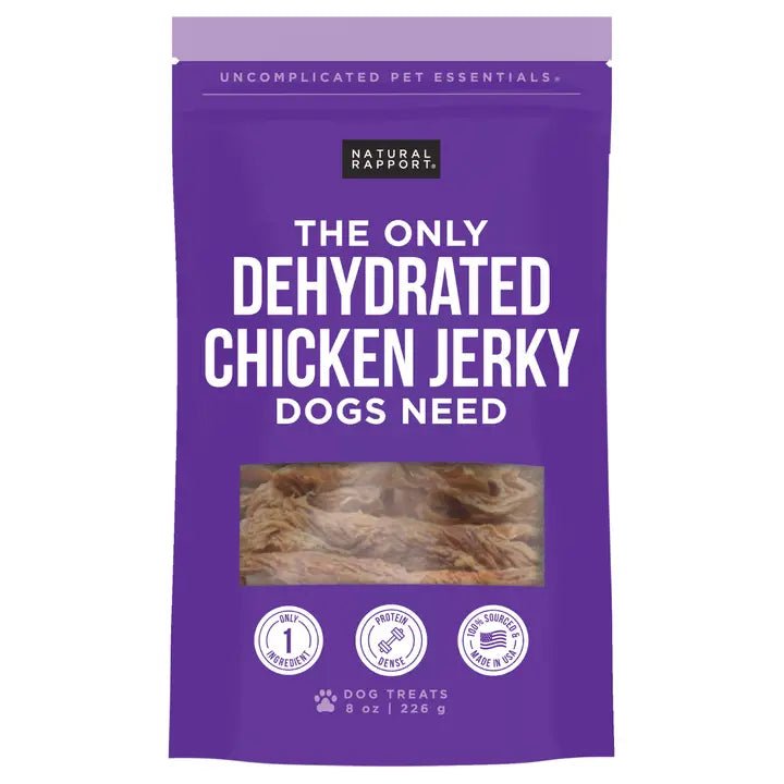 The Only Dehydrated Chicken Jerky Dogs Need - TRICK & TAILS