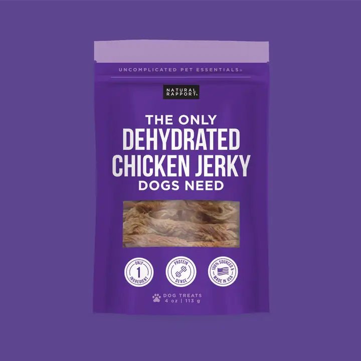 The Only Dehydrated Chicken Jerky Dogs Need - TRICK & TAILS