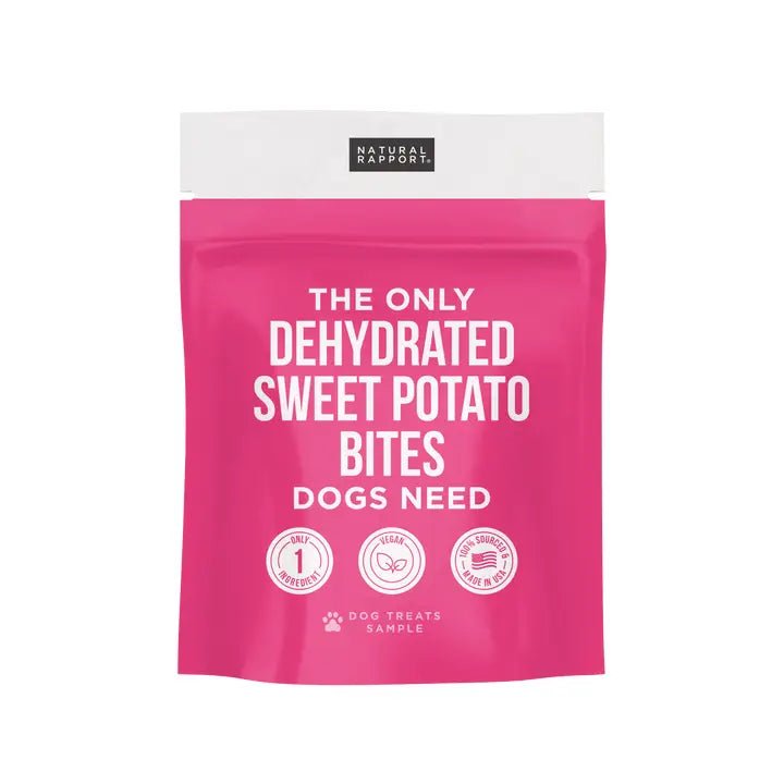 The Only Dehydrated Sweet Potato Bites Dogs Need - TRICK & TAILS