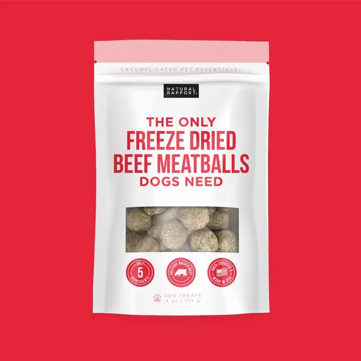 The Only Freeze Dried Beef Meatballs Dogs Need - TRICK & TAILS