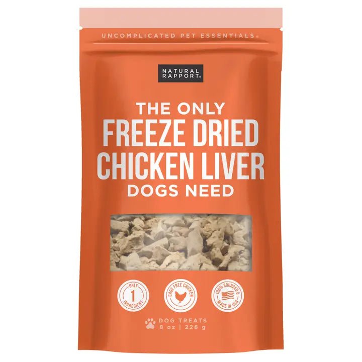 The Only Freeze Dried Chicken Liver Dogs Need - TRICK & TAILS