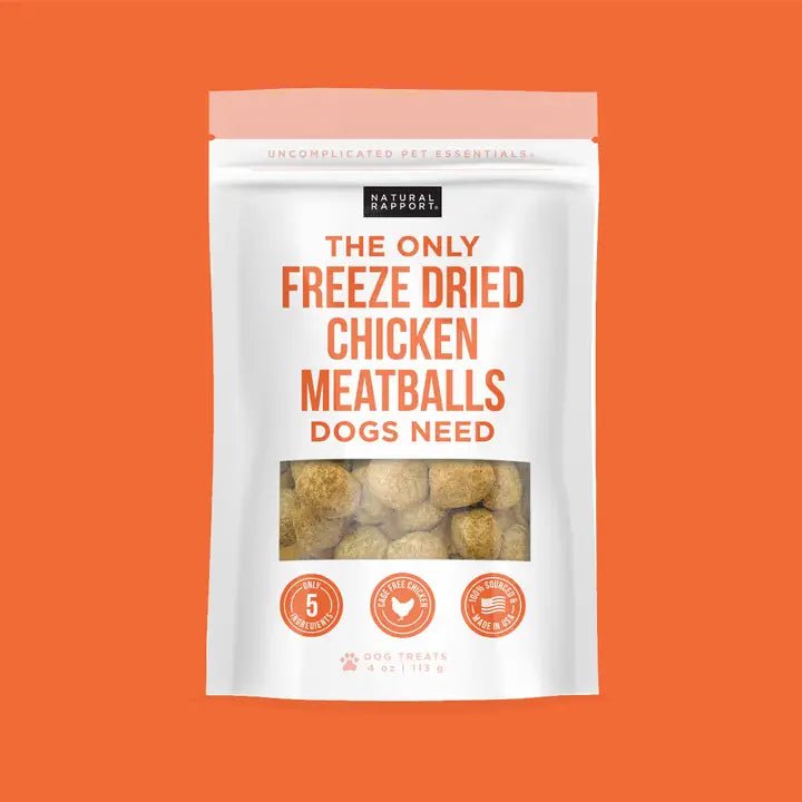 The Only Freeze Dried Chicken Meatballs Dogs Need - TRICK & TAILS