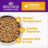 Wellness Cat Complete Health Grain - free Indoor Debone Chicken 5.5Lb Adult - TRICK & TAILS