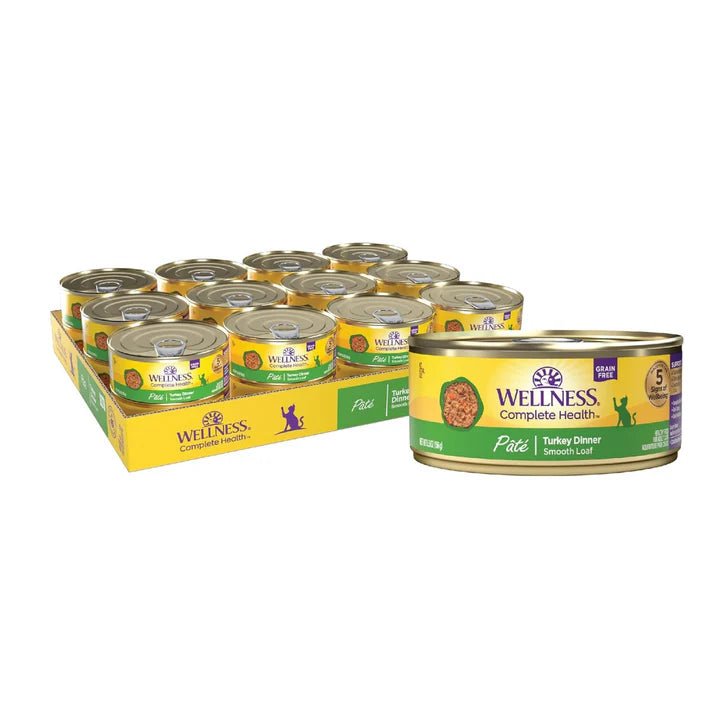 Wellness Cat Complete Health Grain - free Turkey Pate 5.5oz. (Case of 24) - TRICK & TAILS