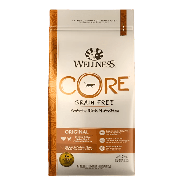 Wellness Cat Core Original 5Lb - TRICK & TAILS